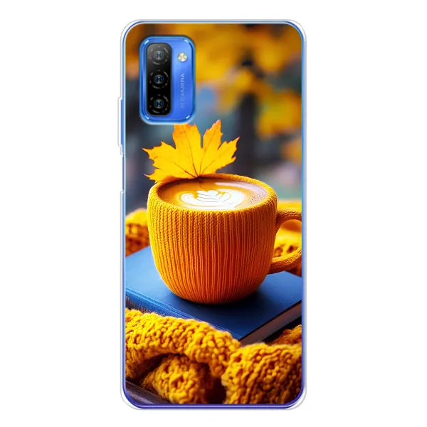 Чехол с принтом «Кофе на желтом пледе» для Ulefone Note 12