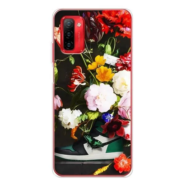 Чехол с принтом «Nike цветы» для Ulefone Note 12P