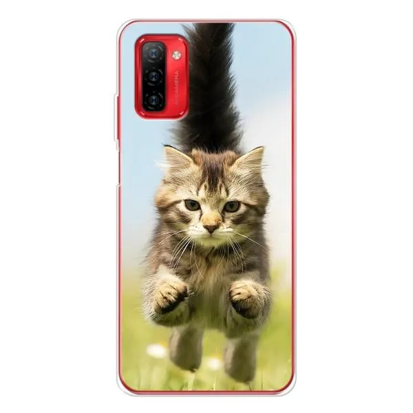 Чехол с принтом «Прыжок кота» для Ulefone Note 12P