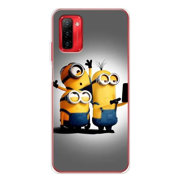 Чехол с принтом «Три миньона» для Ulefone Note 12P
