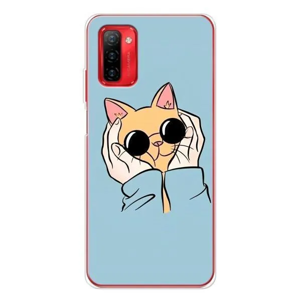 Чохол з принтом «Котик в окулярах» для Ulefone Note 12P Чохол з принтом «Котик в окулярах» для Ulefone Note 12P