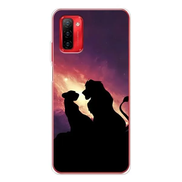 Чохол з принтом «Силует Сімба і Налу» для Ulefone Note 12P