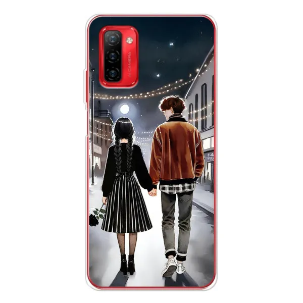 Чохол з принтом «Венздей та Тайлер» для Ulefone Note 12P