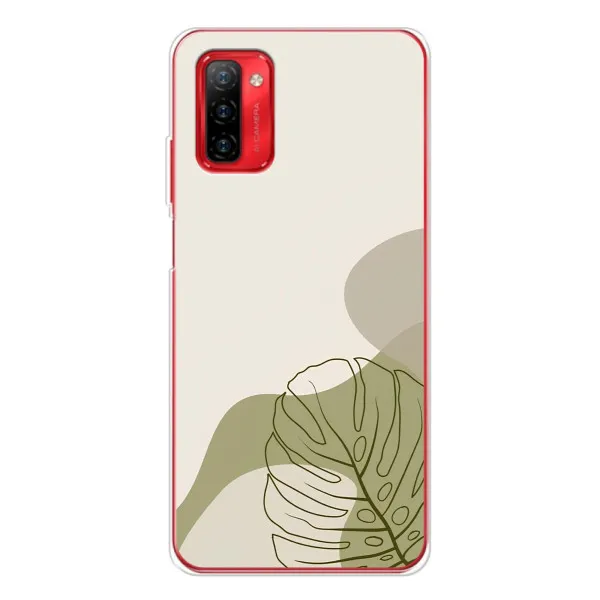 Чохол з принтом «Зелена монстера дизайн» для Ulefone Note 12P