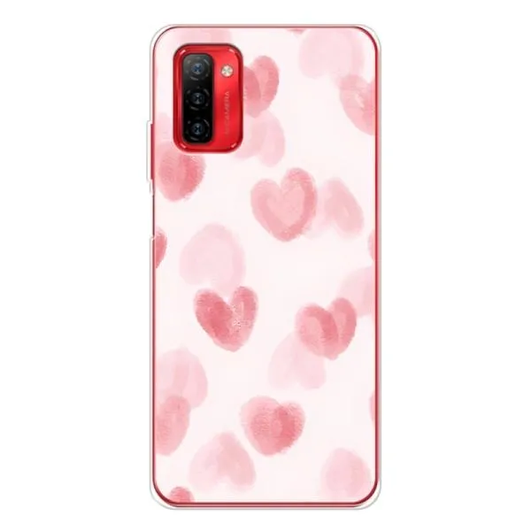 Чехол с принтом «Розовые сердечки» для Ulefone Note 12P