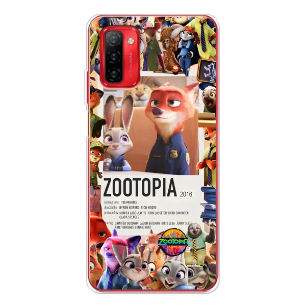Чехол с принтом «Постер Зверополис» для Ulefone Note 12P Чехол с принтом «Постер Зверополис» для Ulefone Note 12P