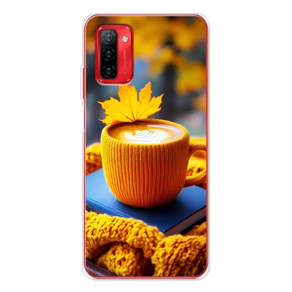 Чехол с принтом «Кофе на желтом пледе» для Ulefone Note 12P Чехол с принтом «Кофе на желтом пледе» для Ulefone Note 12P