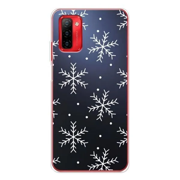 Чохол з принтом «Білі сніжинки» для Ulefone Note 12P