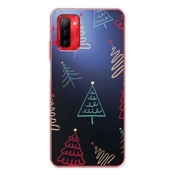 Чохол з принтом «Різдвяні ялинки» для Ulefone Note 12P