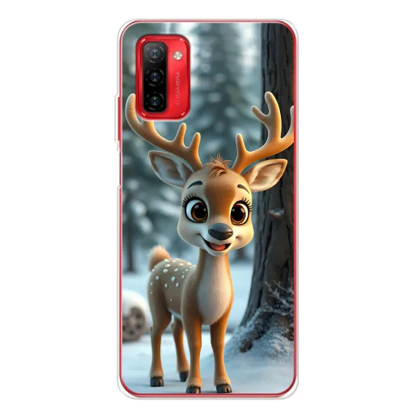 Чехол с принтом «Олененок в лесу» для Ulefone Note 12P Чехол с принтом «Олененок в лесу» для Ulefone Note 12P