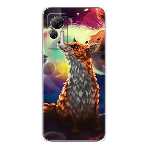 Чехол с принтом «Лисица в космосе» для Ulefone Note 14