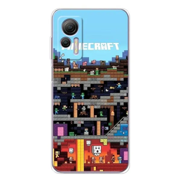 Чохол з принтом «фон Minecraft» для Ulefone Note 14