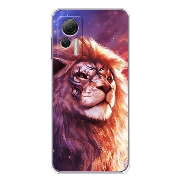 Чохол з принтом «Красочний Лев» для Ulefone Note 14