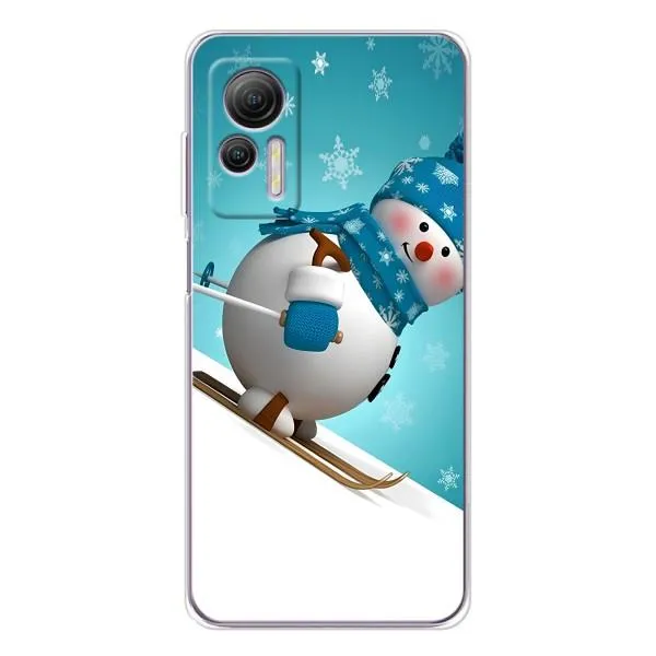 Чехол с принтом «Снеговик на лыжах» для Ulefone Note 14 Чехол с принтом «Снеговик на лыжах» для Ulefone Note 14