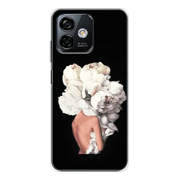 Чехол с принтом «Белые цветы» для Ulefone Note 16 Pro Чехол с принтом «Белые цветы» для Ulefone Note 16 Pro