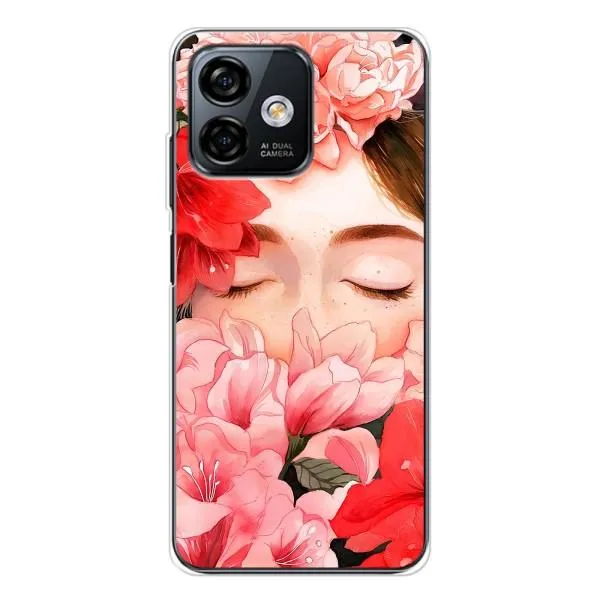Чехол с принтом «Глаза в цветах» для Ulefone Note 16 Pro Чехол с принтом «Глаза в цветах» для Ulefone Note 16 Pro