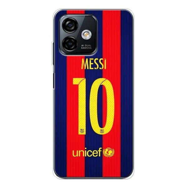 Чехол с принтом «Messi Barca 10» для Ulefone Note 16 Pro