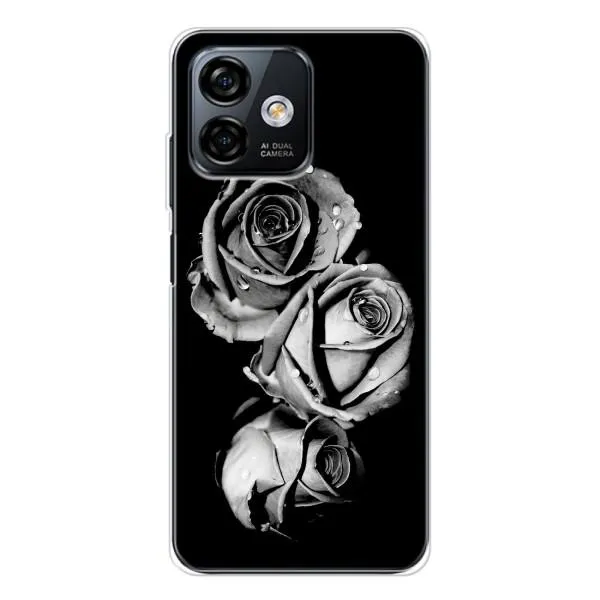 Чохол з принтом «Чорна троянда» для Ulefone Note 16 Pro