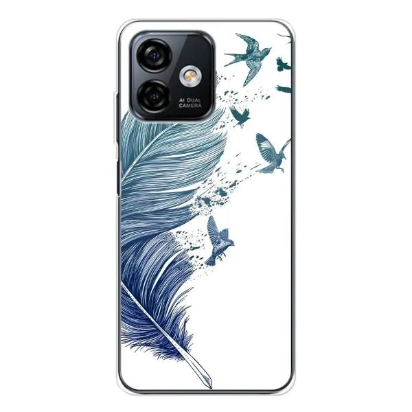 Чохол з принтом «Перо» для Ulefone Note 16 Pro