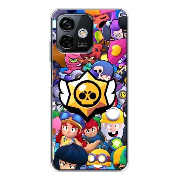 Чохол з принтом «Лого Brawl Stars» для Ulefone Note 16 Pro Чохол з принтом «Лого Brawl Stars» для Ulefone Note 16 Pro