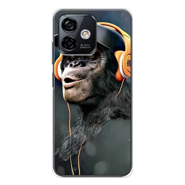 Чехол с принтом «В наушниках» для Ulefone Note 16 Pro