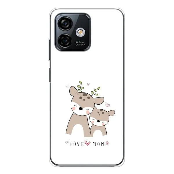 Чехол с принтом «Оленята мама и малыш» для Ulefone Note 16 Pro Чехол с принтом «Оленята мама и малыш» для Ulefone Note 16 Pro