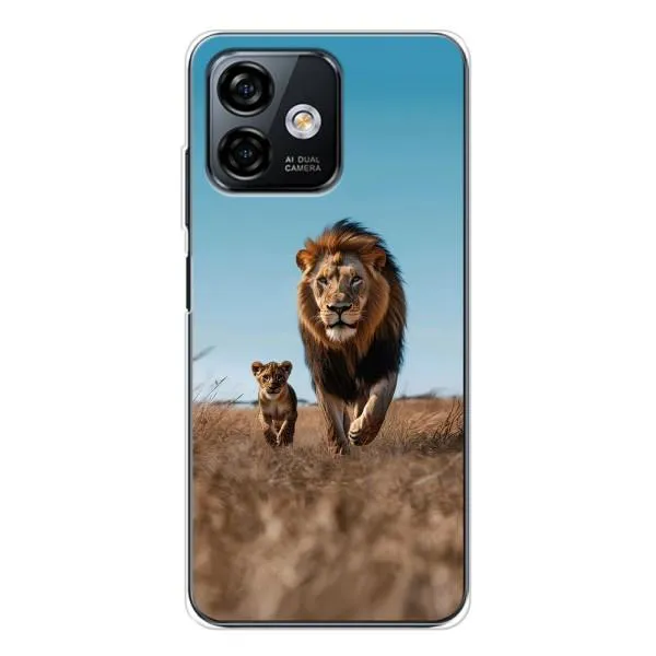 Чохол з принтом «Мусафа та Сімба» для Ulefone Note 16 Pro Чохол з принтом «Мусафа та Сімба» для Ulefone Note 16 Pro