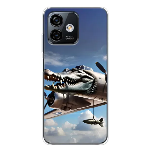 Чехол с принтом «Бомбардиро крокодило» для Ulefone Note 16 Pro