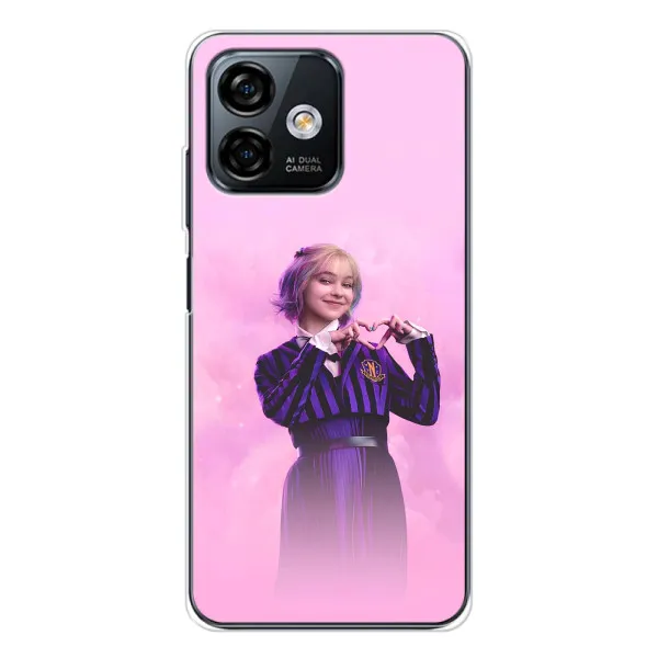 Чехол с принтом «Яркая Энид Уэнздей» для Ulefone Note 16 Pro