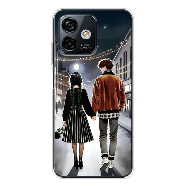 Чехол с принтом «Уэнздей и Тайлер» для Ulefone Note 16 Pro