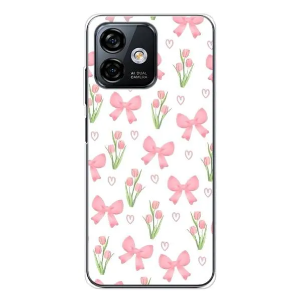 Чехол с принтом «Банты и цветы» для Ulefone Note 16 Pro