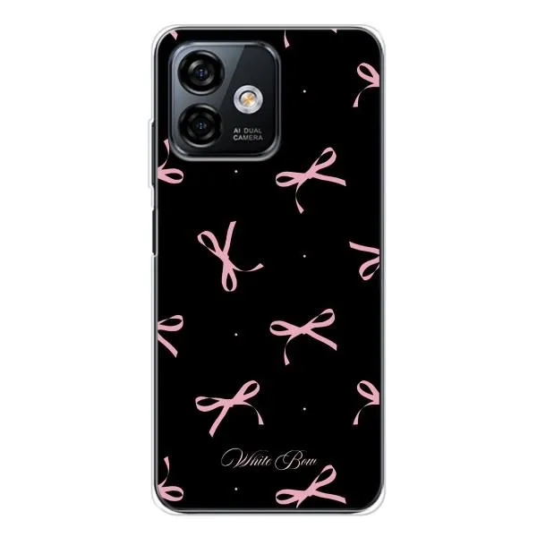 Чехол с принтом «Банты на черном» для Ulefone Note 16 Pro