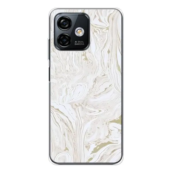 Чехол с принтом «Белый мрамор» для Ulefone Note 16 Pro