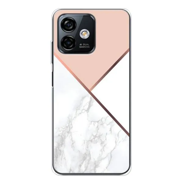Чехол с принтом «Тройной мрамор» для Ulefone Note 16 Pro