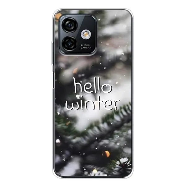 Чехол с принтом «Hello winter» для Ulefone Note 16 Pro Чехол с принтом «Hello winter» для Ulefone Note 16 Pro