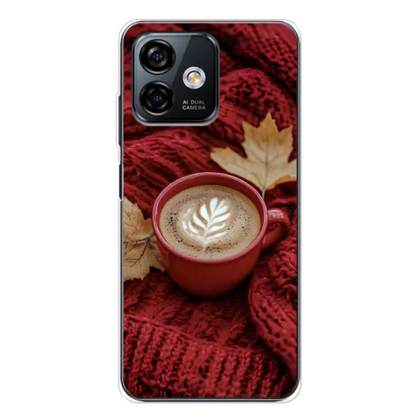 Чохол з принтом «Кава на ковдрі» для Ulefone Note 16 Pro