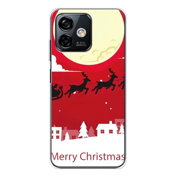 Чохол з принтом «Санта з оленями» для Ulefone Note 16 Pro Чохол з принтом «Санта з оленями» для Ulefone Note 16 Pro