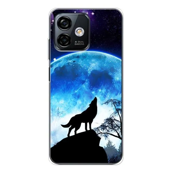 Чехол с принтом «Волк на луну» для Ulefone Note 16 Pro Чехол с принтом «Волк на луну» для Ulefone Note 16 Pro