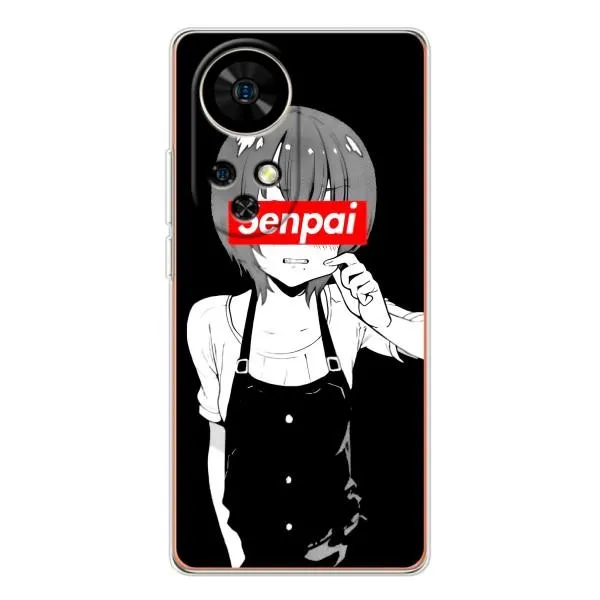 Чехол с принтом «Senpai» для Ulefone Note 17 Pro