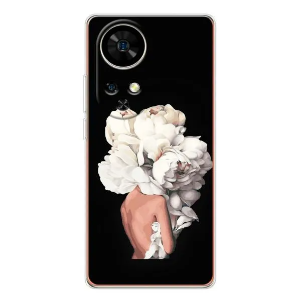 Чехол с принтом «Белые цветы» для Ulefone Note 17 Pro Чехол с принтом «Белые цветы» для Ulefone Note 17 Pro