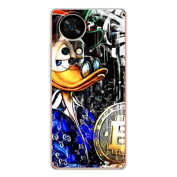Чохол з принтом «Біткойн Скрудж» для Ulefone Note 17 Pro