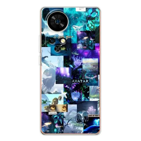 Чехол с принтом «коллаж Аватар» для Ulefone Note 17 Pro