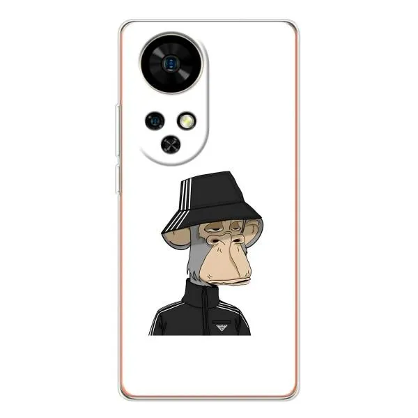 Чехол с принтом «обезьяна NFT Adidas» для Ulefone Note 17 Pro