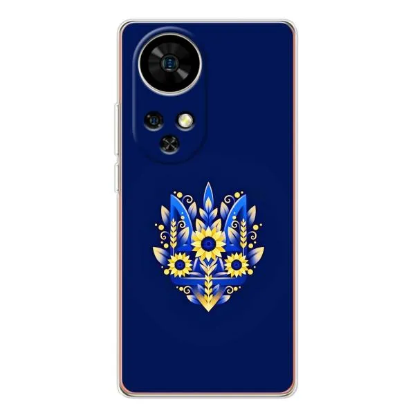 Чехол с принтом «Цветочный Герб» для Ulefone Note 17 Pro