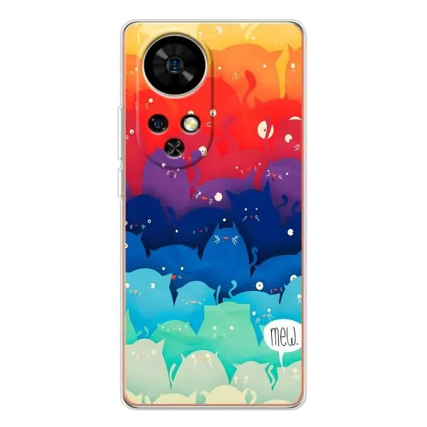 Чехол с принтом «Mew» для Ulefone Note 17 Pro