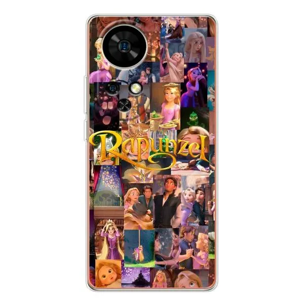 Чохол з принтом «Колаж Рапунцель» для Ulefone Note 17 Pro