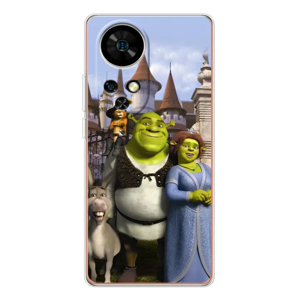 Чохол з принтом «Казкові герої Шрека» для Ulefone Note 17 Pro