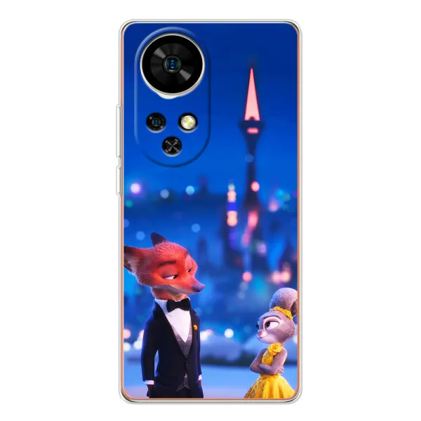 Чехол с принтом «Романтический вечер Зверополис» для Ulefone Note 17 Pro
