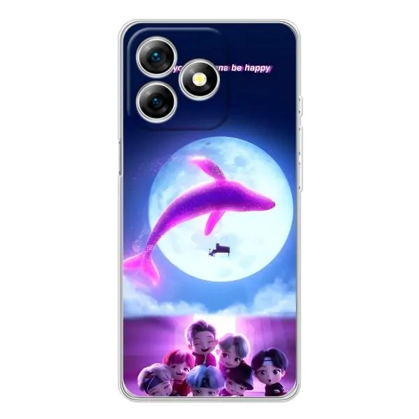 Чохол з принтом «КИТ BTS» для Ulefone Note 18 Pro