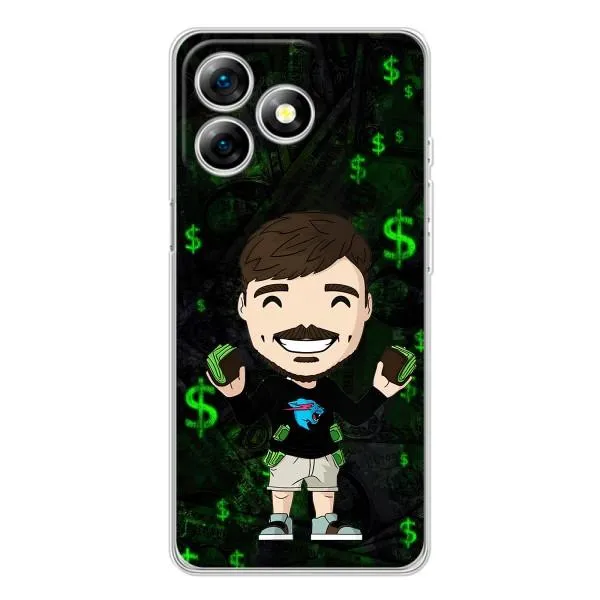 Чехол с принтом «Блогер Beast» для Ulefone Note 18 Pro